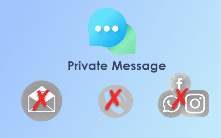 How to Send Private Messages Without Using Your Social Media Account?